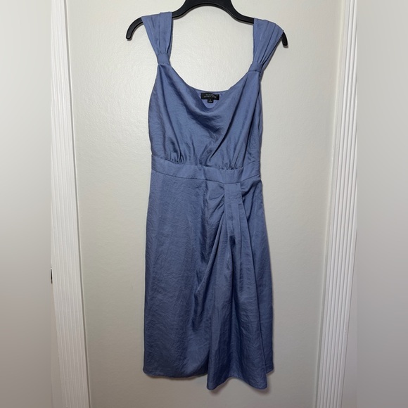 Tahari Arthur S Levine Dresses & Skirts - Tahari Arthur S. Levine Blue SAMPLE Draped Skirt Dress - Size 6